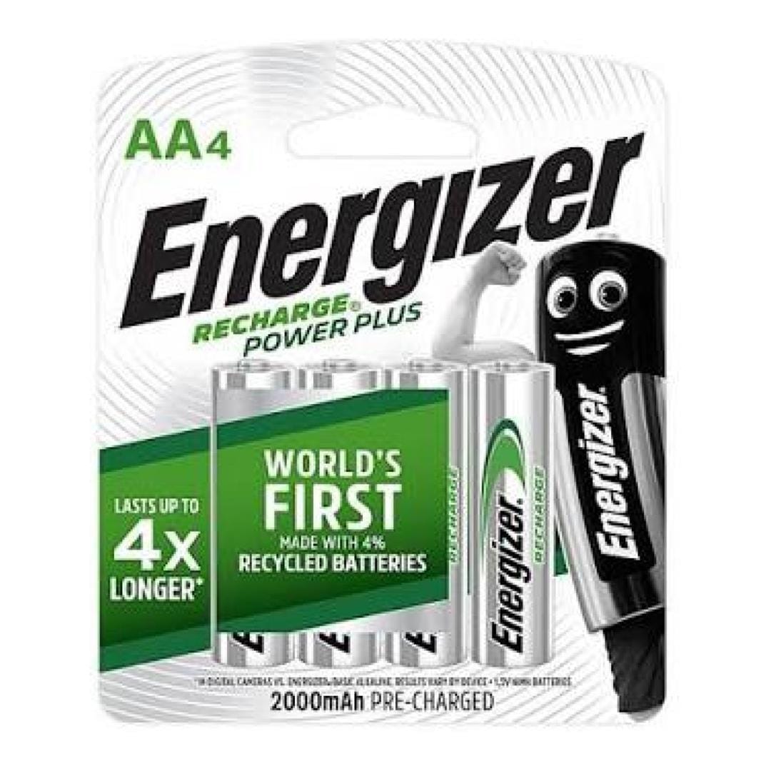 Energizer Power Plus AA Rechargeable Batteries 4-pack ENE000057200