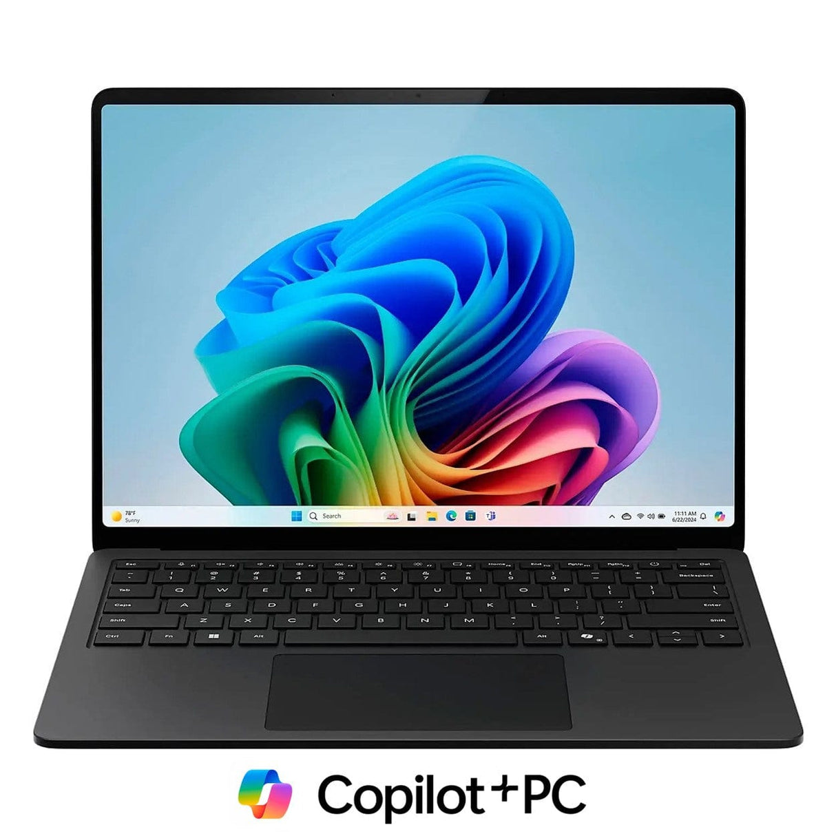 Microsoft Surface 7 13.8-Inch PixelSense AI Laptop - Intel Core Ultra 7 266V 256GB SSD 16GB RAM Win 11 Pro Black