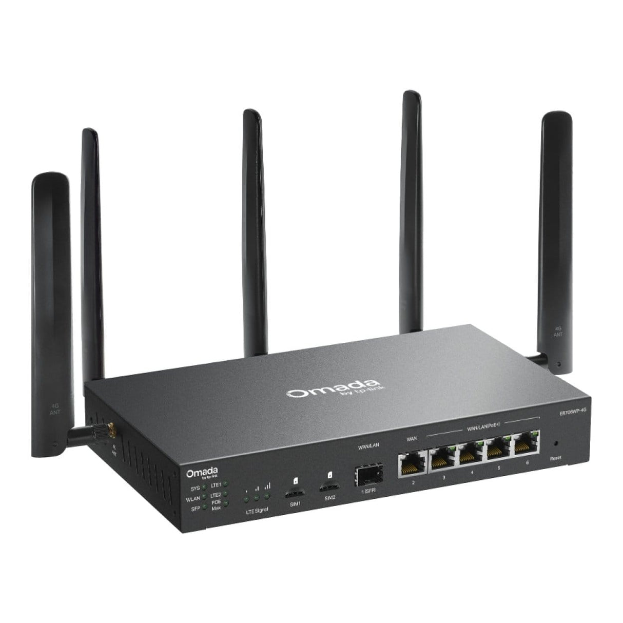 TP-Link Omada ER706WP-4G 4G+ AX3000 Wireless Router - Gigabit Ethernet Dual-band 2.4GHz and 5GHz
