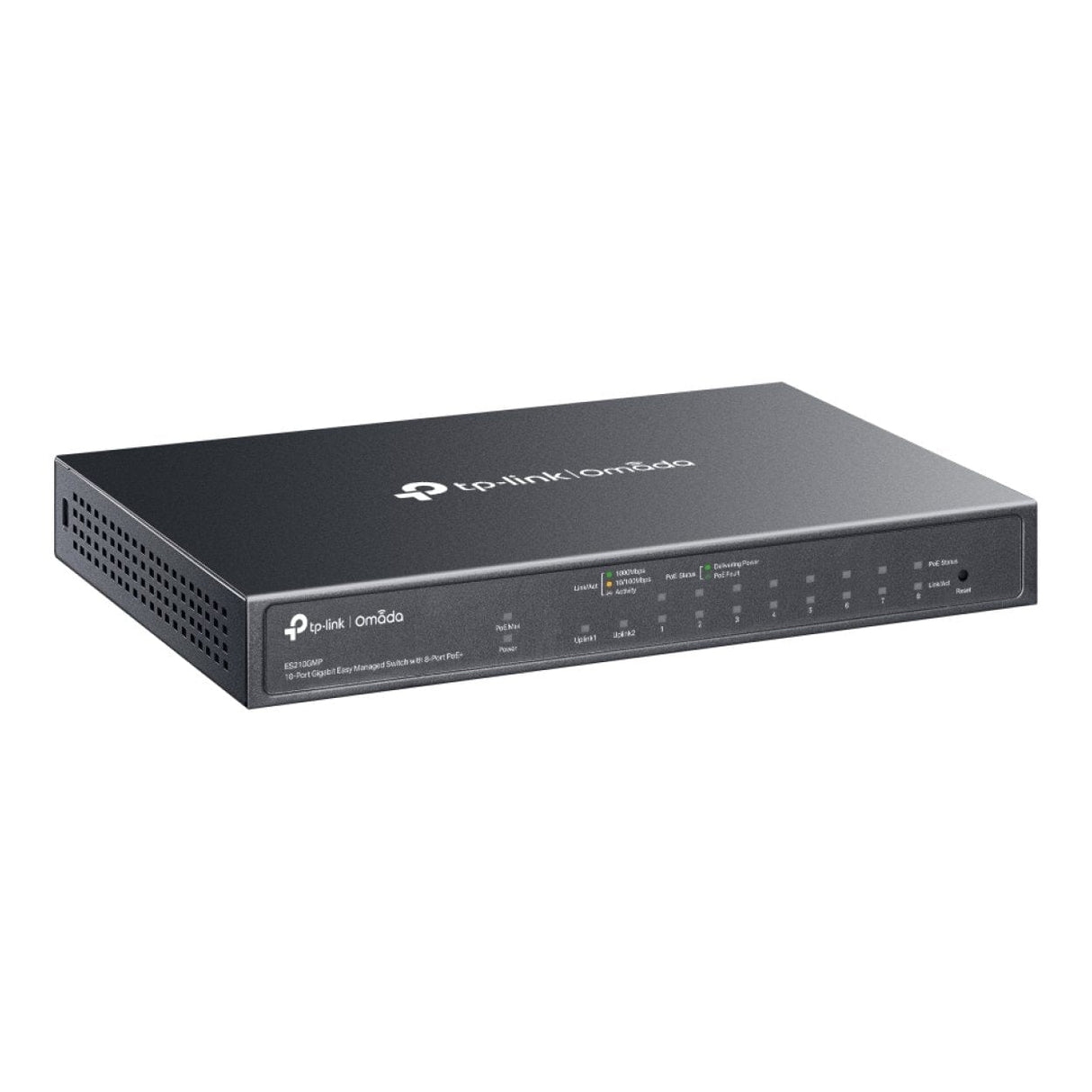TP-Link Omada 10-Port Gigabit Easy 8-Port PoE+ Managed Switch ES210GMP