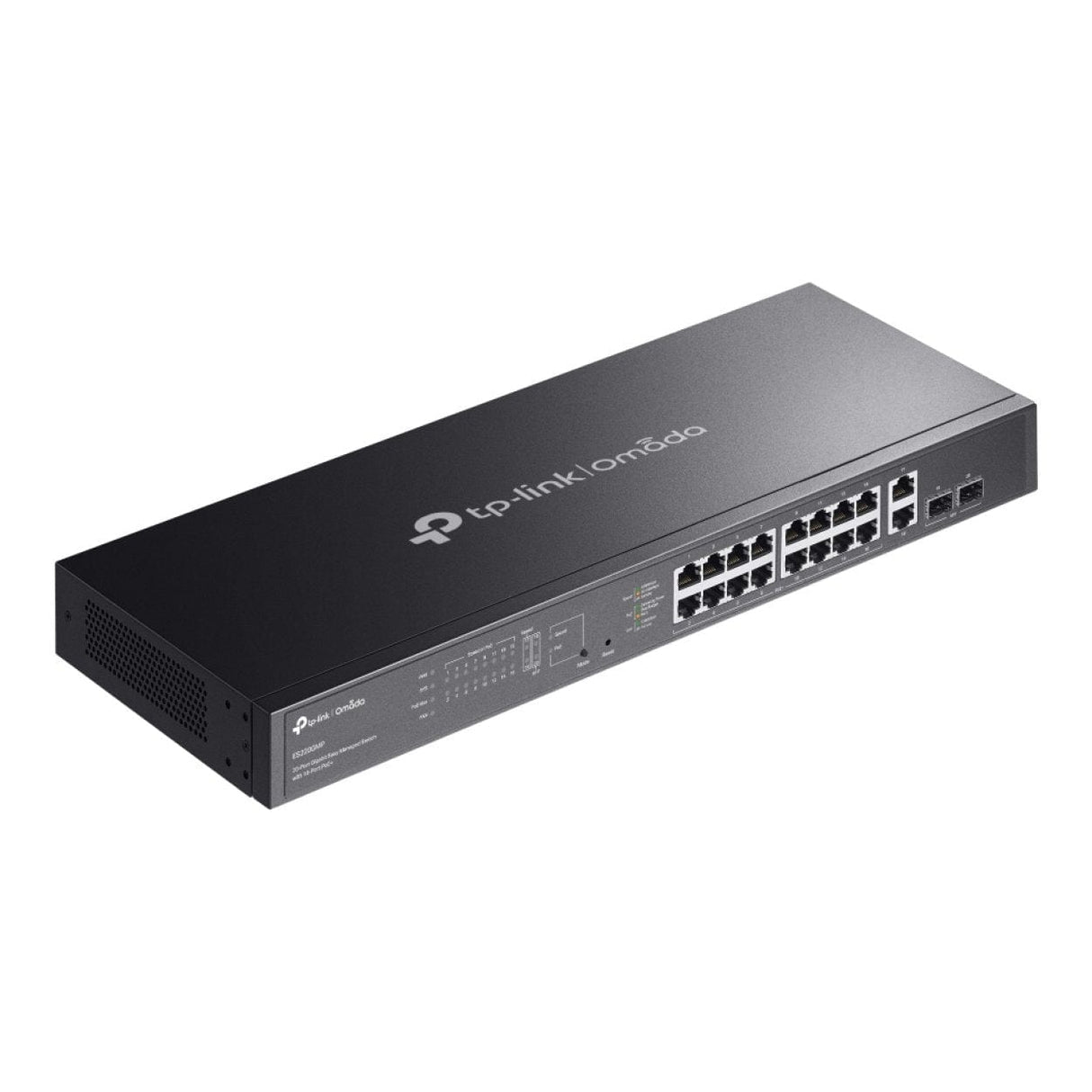 TP-Link Omada 20-Port Gigabit Easy 16-Port PoE+ Managed Switch ES220GMP