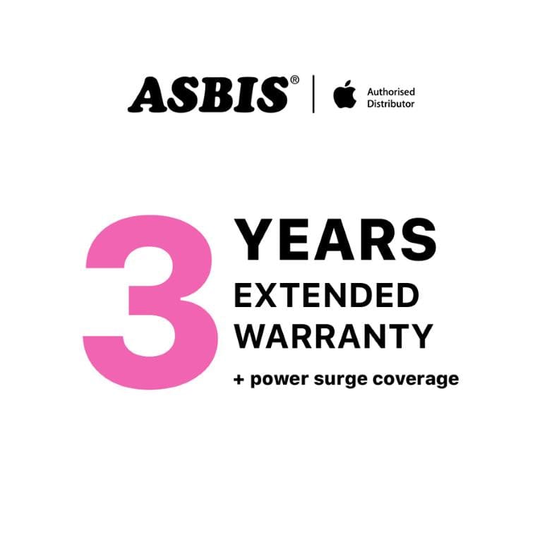 ASBIS Additional 3-year Warranty with Power Surge Coverage for MacBook Air 13 and 15 EW3Y_MACAIR_13_15