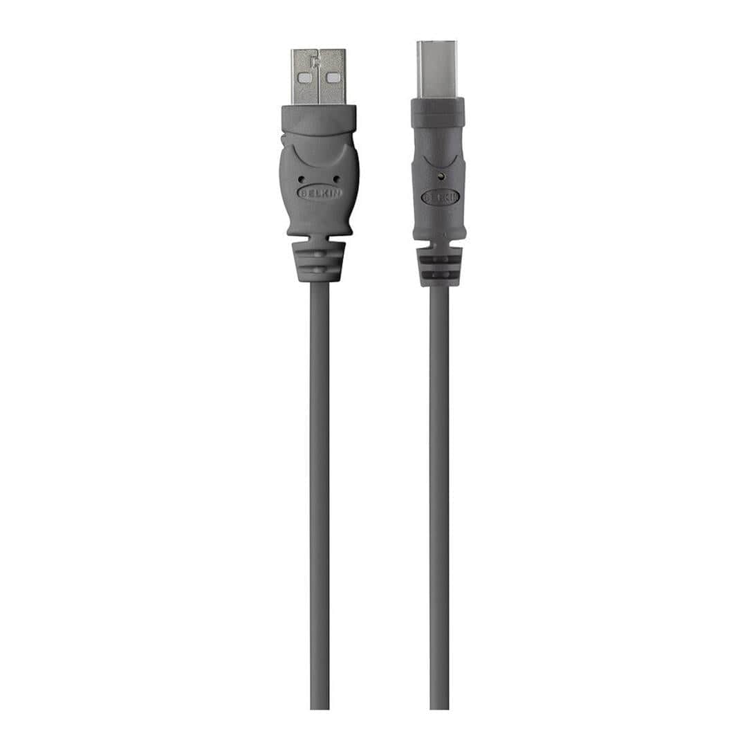 Belkin Type-A to Type-B USB 2.0 Printer Cable 3m Grey F3U154BT3M