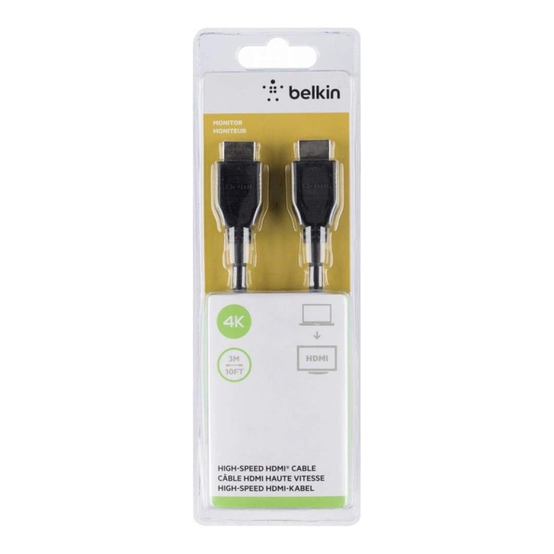 Belkin HDMI Male to Male Cable 3m Black F3Y017BT3M-BLK