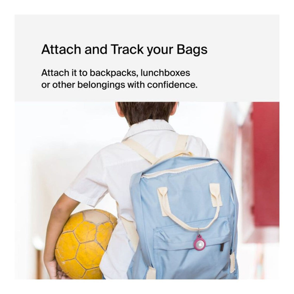 Belkin Secure Holder with Key Ring for AirTag Pink F8W973BTPNK