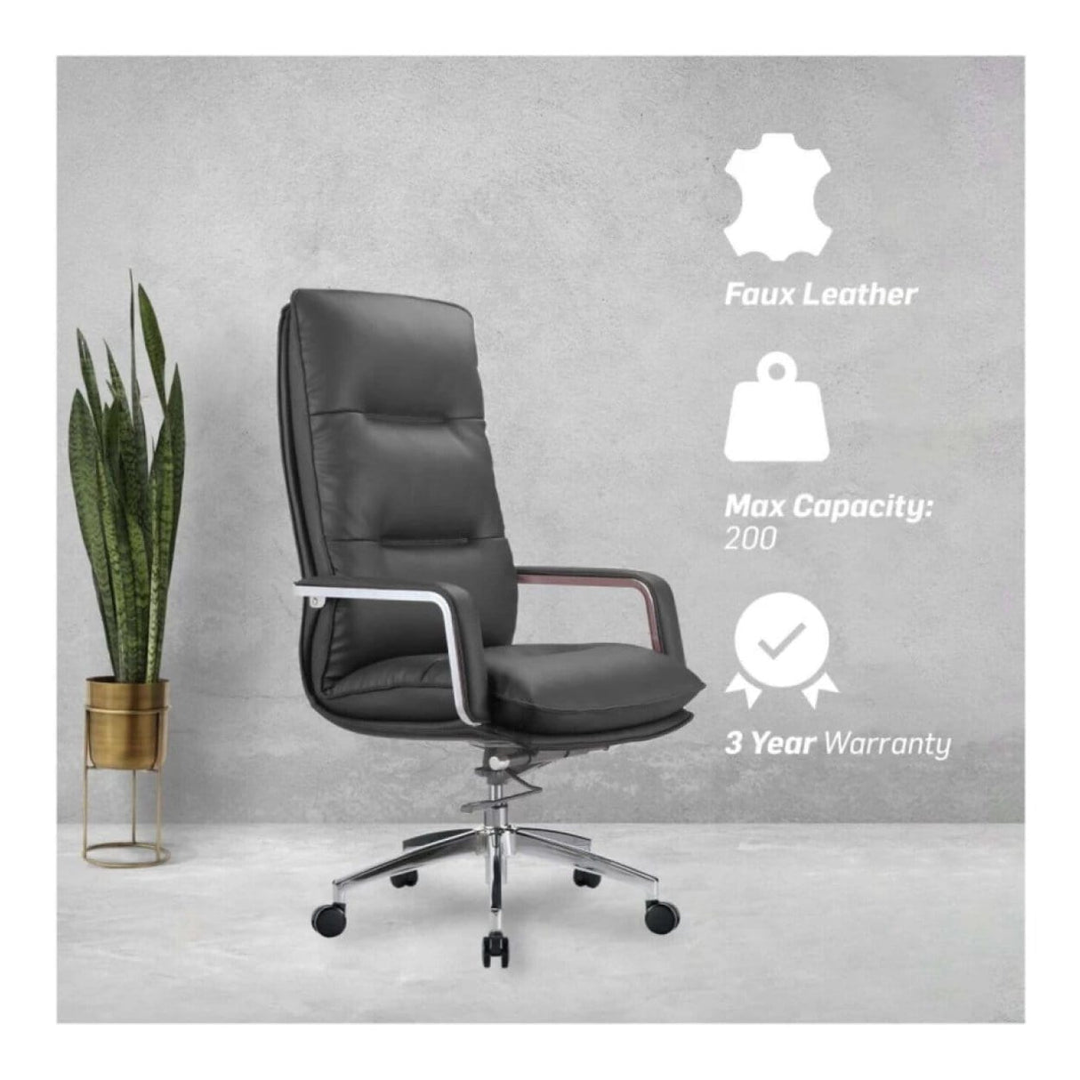 Everfurn Mammoth High-Back Chair FD-OC-HB-61