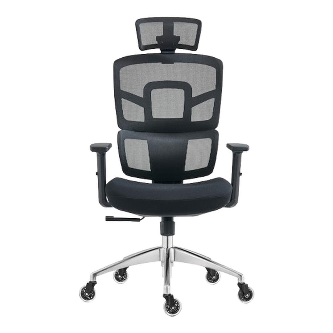 Everfurn Premium Graphite Ergo High Back Chair Black FD-OC-HB-70-BLK