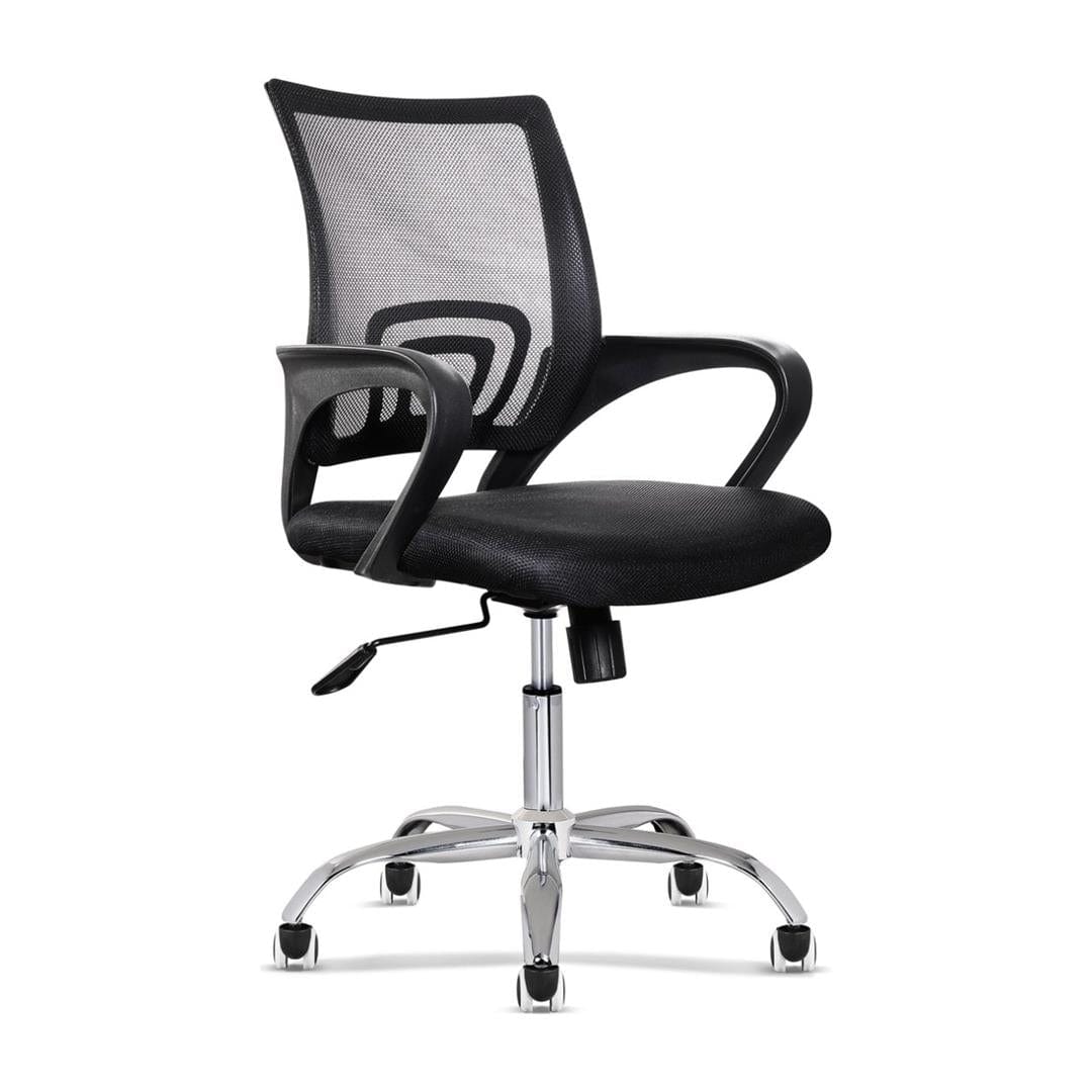 Everfurn Swift Mid Back Office Chair Black FD-OC-MB-37.1