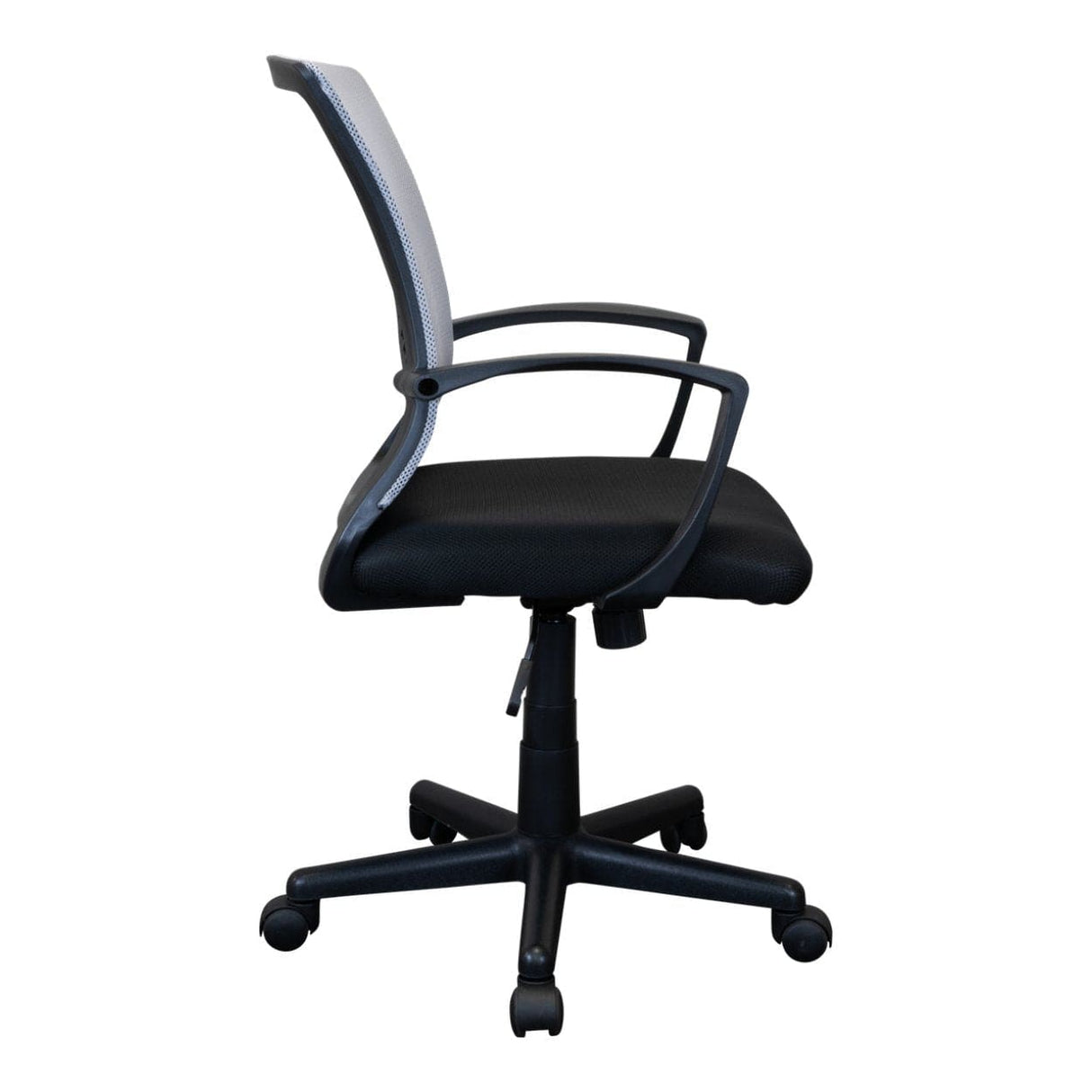 Everfurn Simone Mid Back Office Chair Mesh Fabric with Cut Foam White FD-OC-MB-85