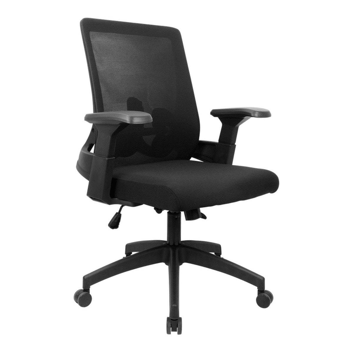 Everfurn Skye Mid Back Office Chair - Black FD-OC-MB-88-BLK