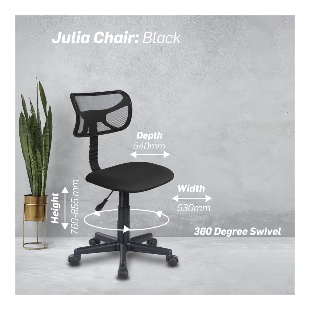 Everfurn Julia Office Executive Chair FD-OC-TY-21