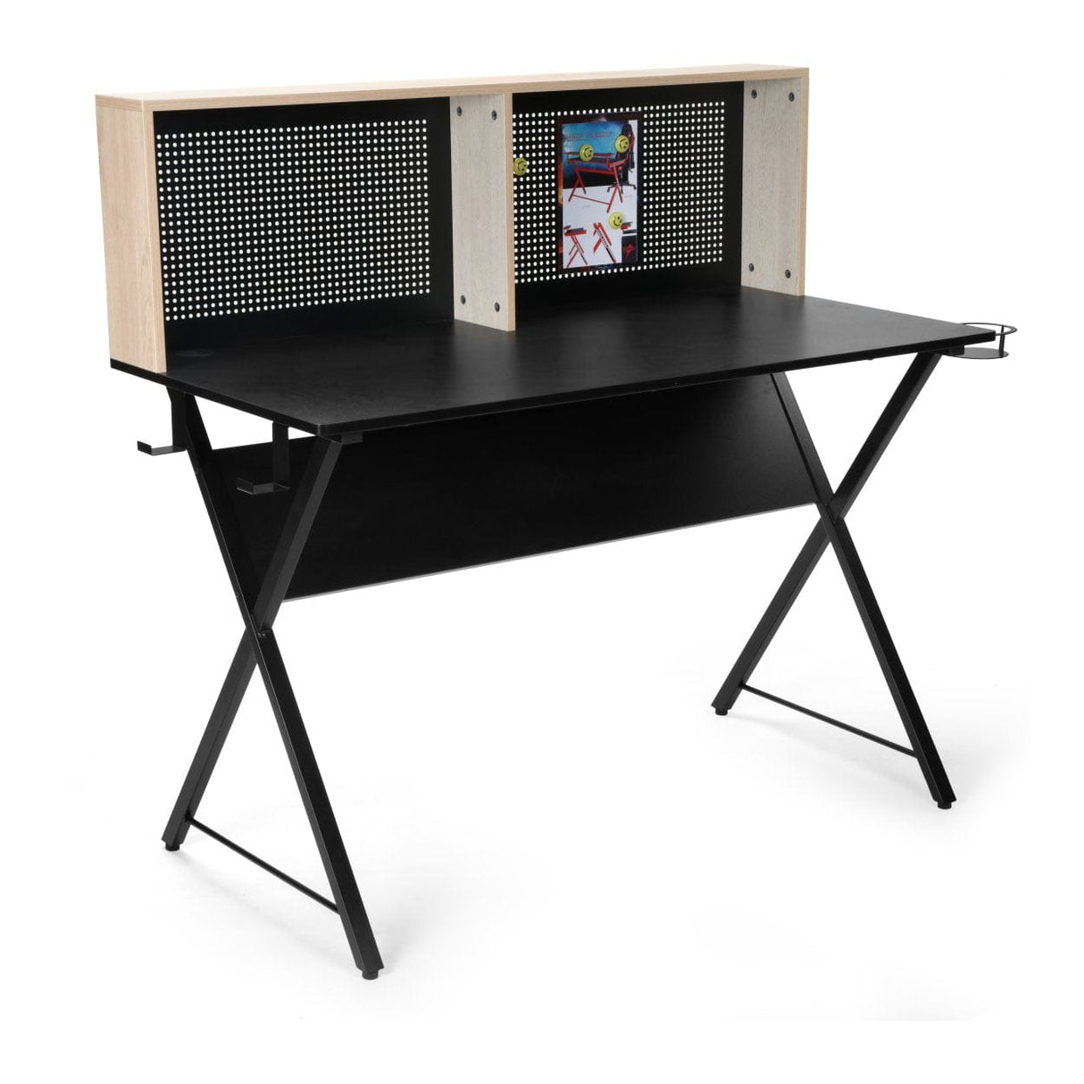 Everfurn Corin Office Desk Black FD-OD-23