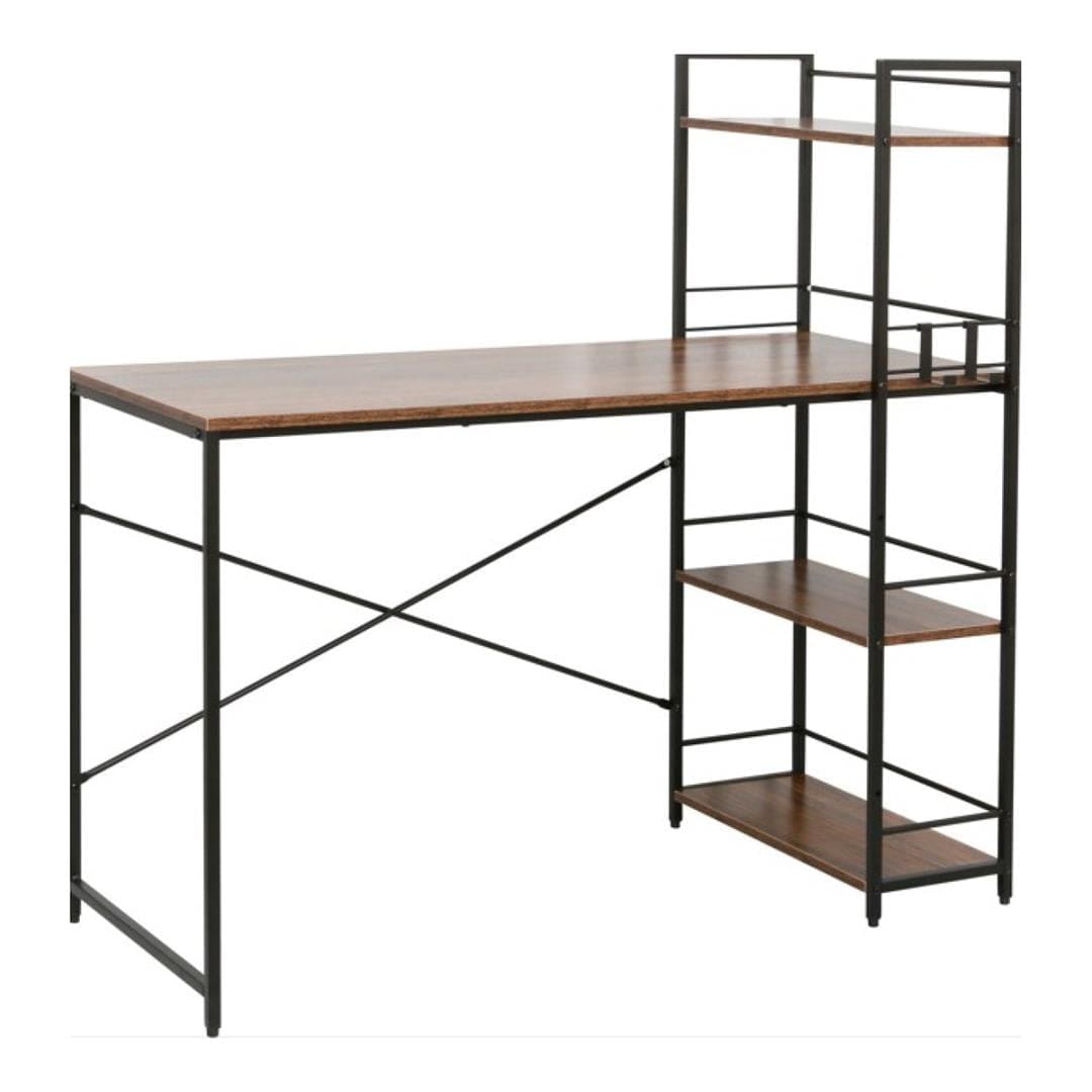 Everfurn Regal Elegant Workspace Solution Desk Dark Oak FD-OD-66.1