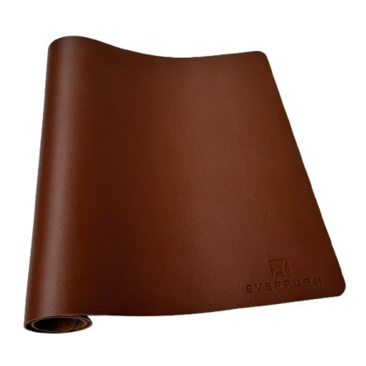 Everfurn Prime Faux Leather Desk Mat Brown FD-OD-AC-03-BRWN