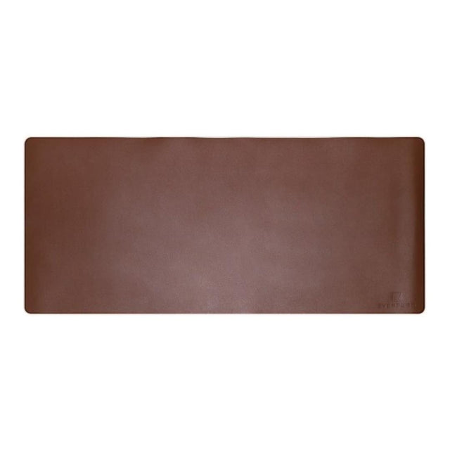 Everfurn Prime Faux Leather Desk Mat Brown FD-OD-AC-03-BRWN