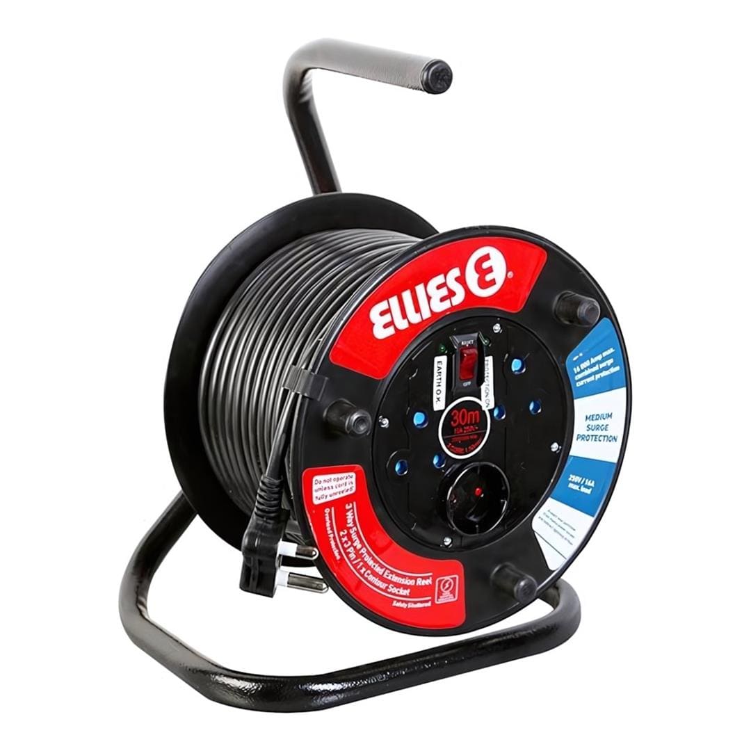 Ellies 30m Heavy Duty Medium Surge Extension Reel FEER30W