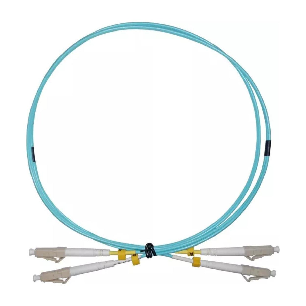 Scoop LC to LC UPC OM3 Fibre Flylead Cable 1m FF-LCLC-O3U