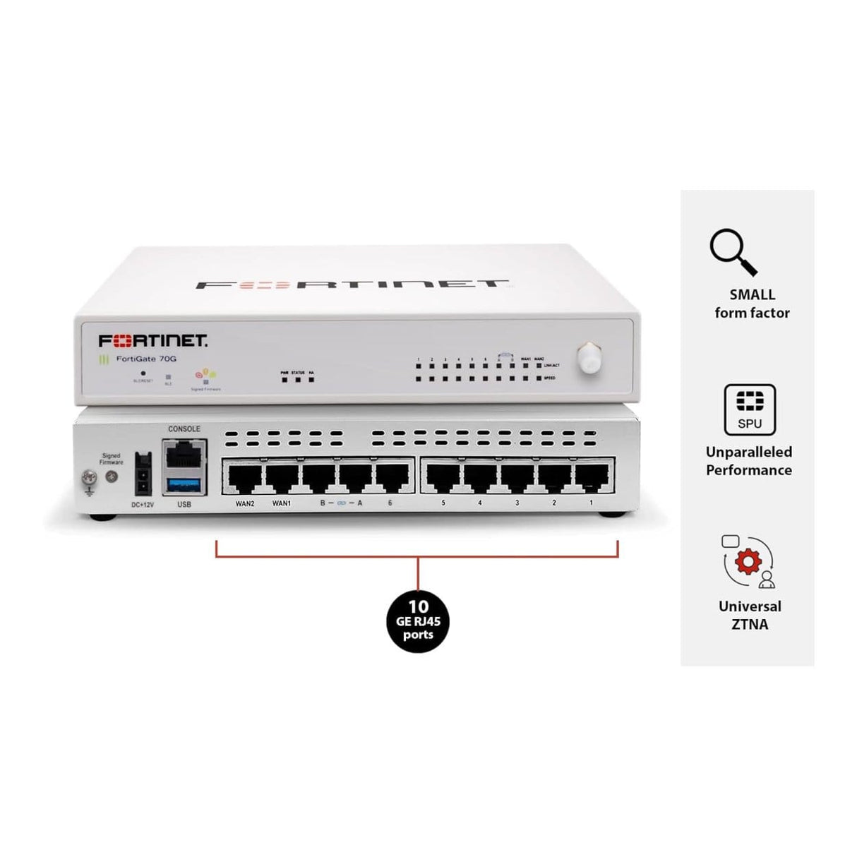 Fortinet FortiGate 70G Firewall FG-70G-BDL-950-36