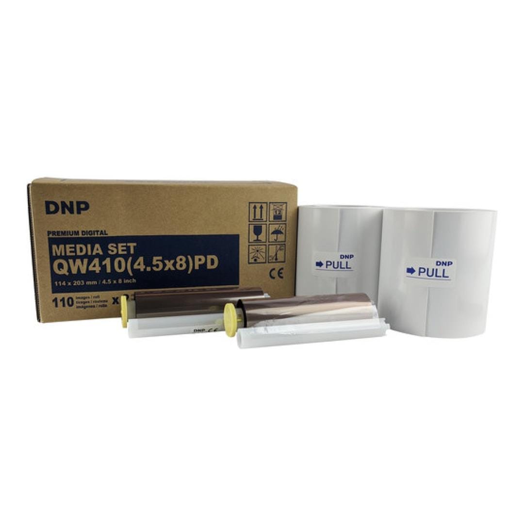 DNP 11x20cm Photo Media Set 110 Prints per Roll 2-pack FL-QW410(458PD)