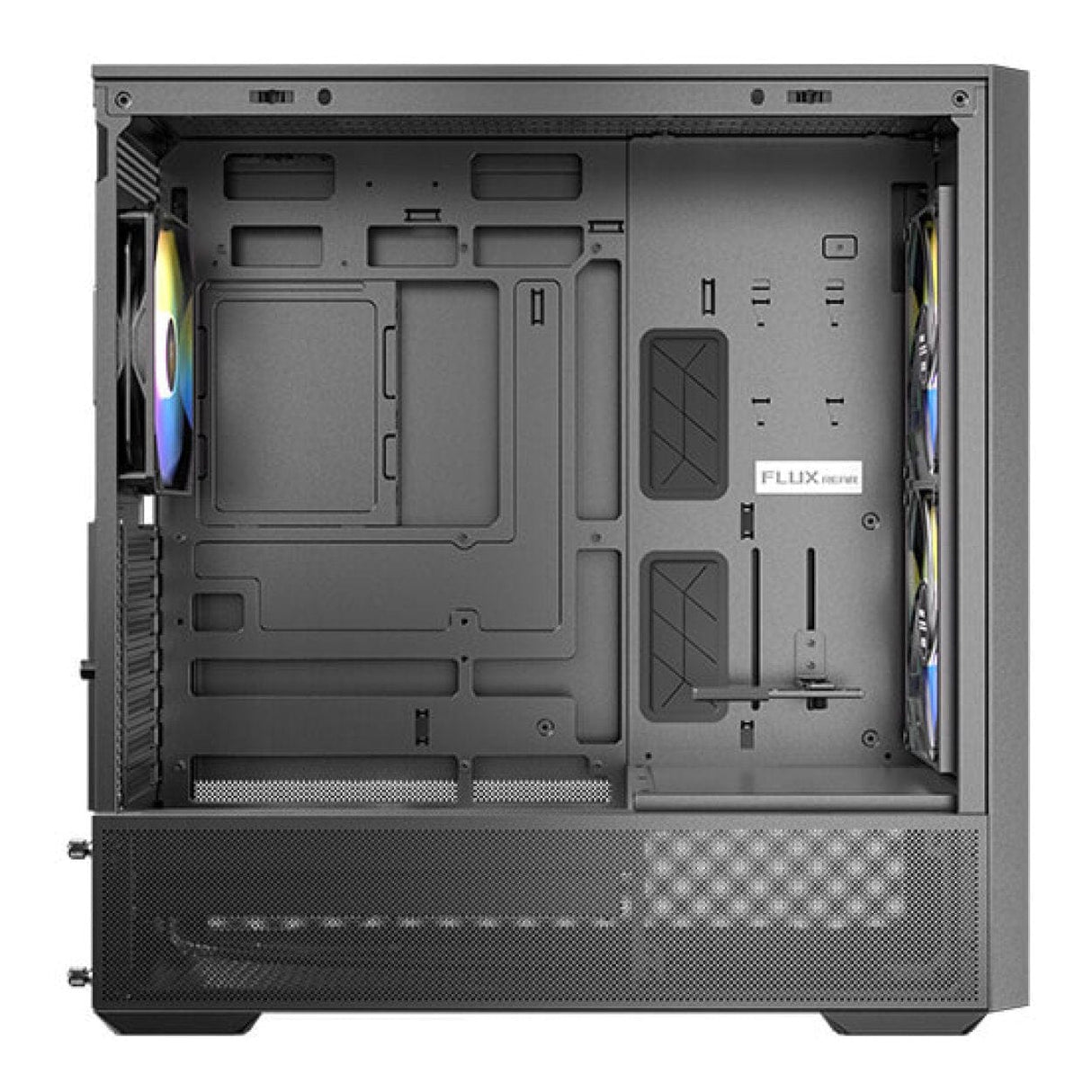 Antec FLUX Rear ARGB ATX Mid Tower Black Gaming PC Case