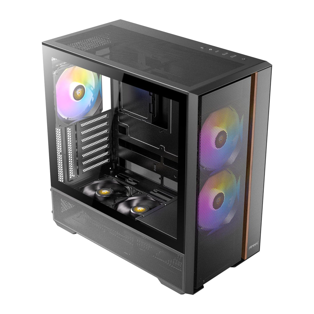 Antec FLUX Rear ARGB ATX Mid Tower Black Gaming PC Case