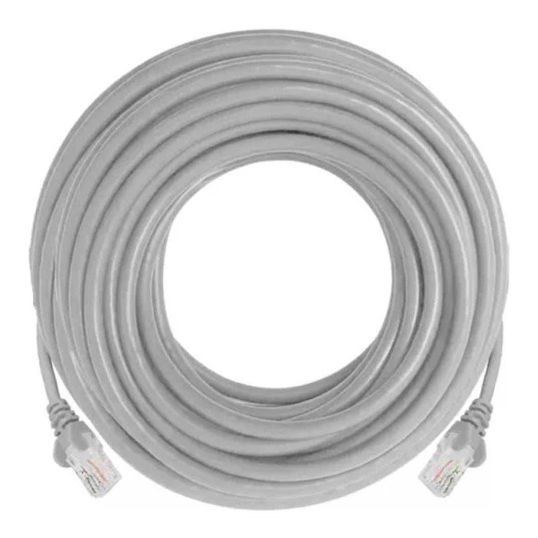 Linkbasic 30m UTP Cat5e Flylead Cable - Grey FLY-30