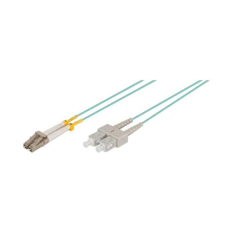 Premium Line Patch Lead Duplex OM3 LC/SC Fibre Cable 5m FPD50-LCSC-05-OM3