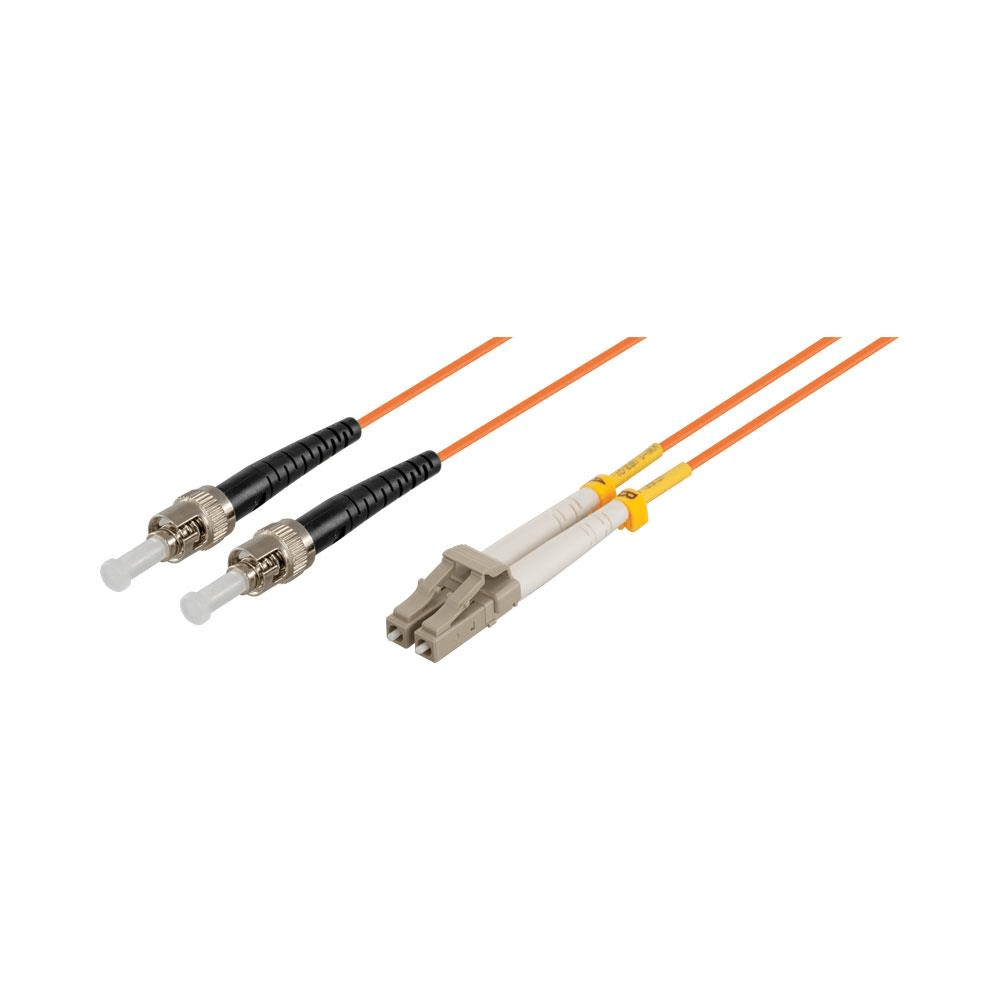 Premium Line Patch Lead Duplex OM2 LC/ST Fibre Cable 10m FPD50-LCST-10