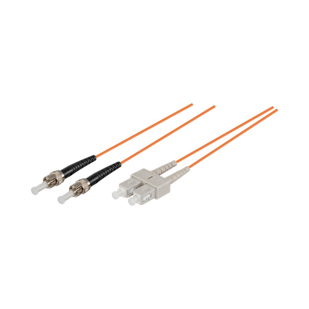 Premium Line Patch Lead Duplex OM2 SC/ST Fibre Cable 10m FPD50-SCST-10