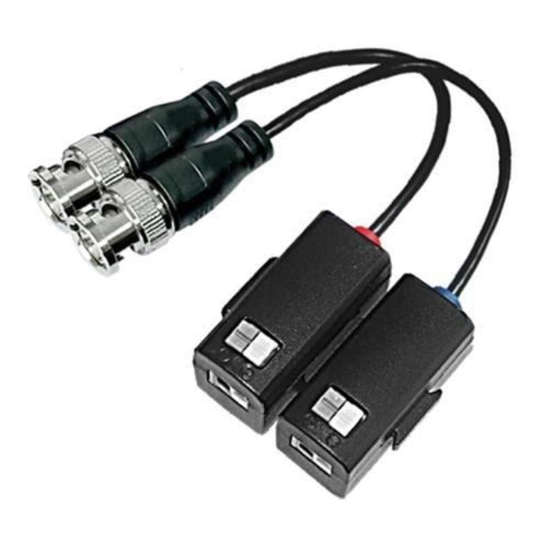 Folksafe 1-ch HD-CVI,TVI and AHD Passive Balun Zinc BNC Connector FS-HDP4101P
