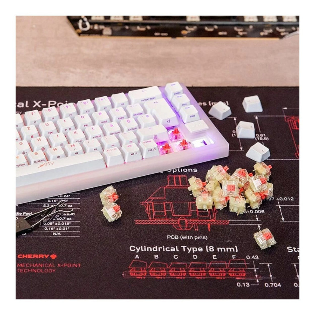 Keychron Cherry MX2A Switch Set - Silent Red G204
