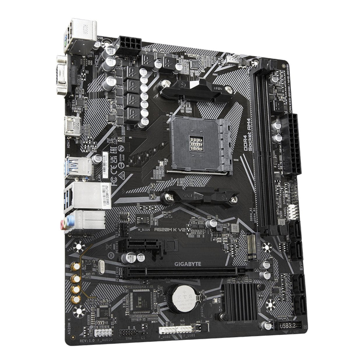 Gigabyte A520M K V2 AMD Socket AM4 mATX Motherboard GA-A520M-K V2
