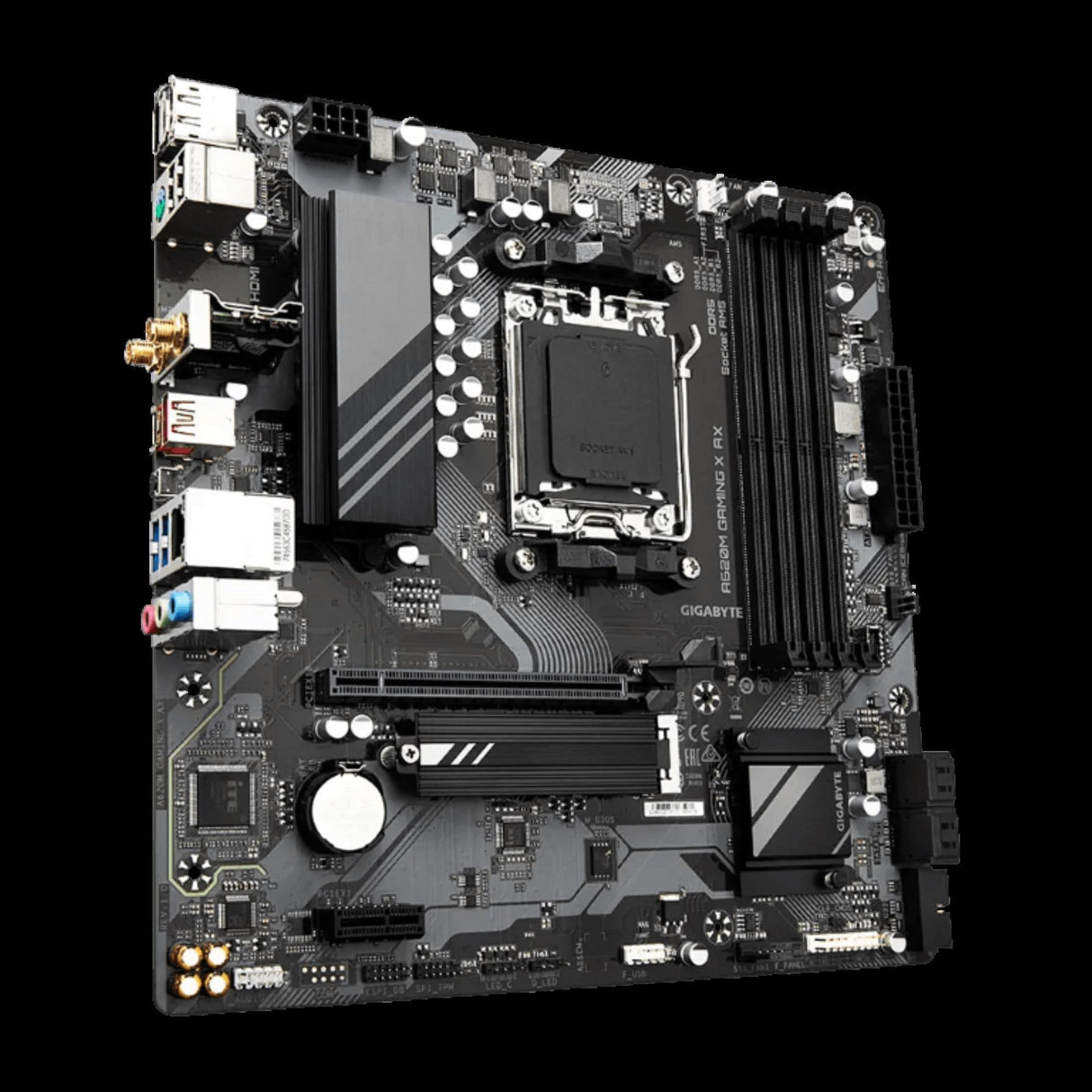Gigabyte A620M GAMING X AX AMD Socket AM5 Micro-ATX Motherboard GA-A620M-GAMING-X-AX