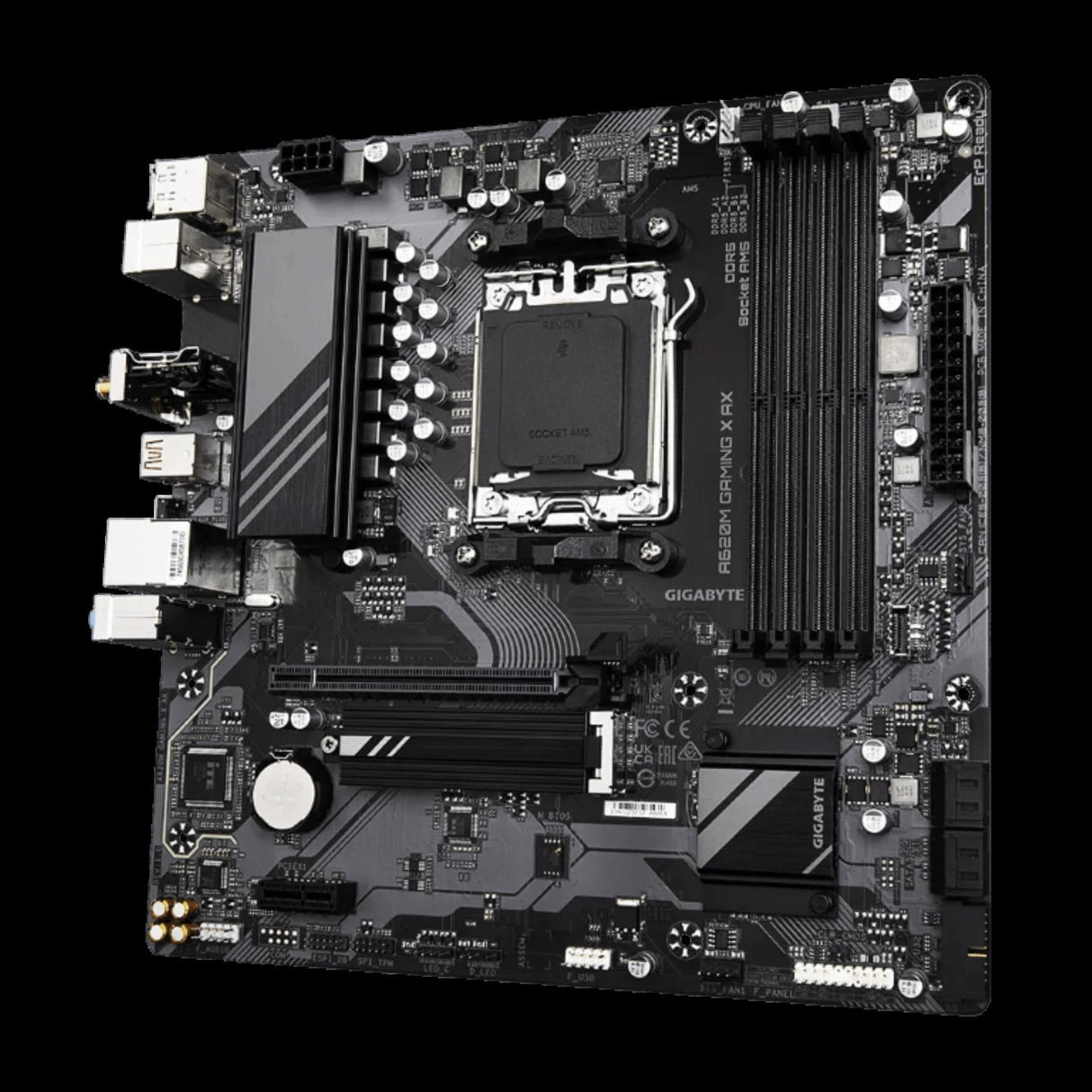 Gigabyte A620M GAMING X AX AMD Socket AM5 Micro-ATX Motherboard GA-A620M-GAMING-X-AX
