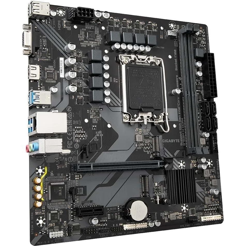 Gigabyte B760M H DDR4 Intel Express LGA 1700 micro ATX Motherboard GA-B760M-H-DDR4