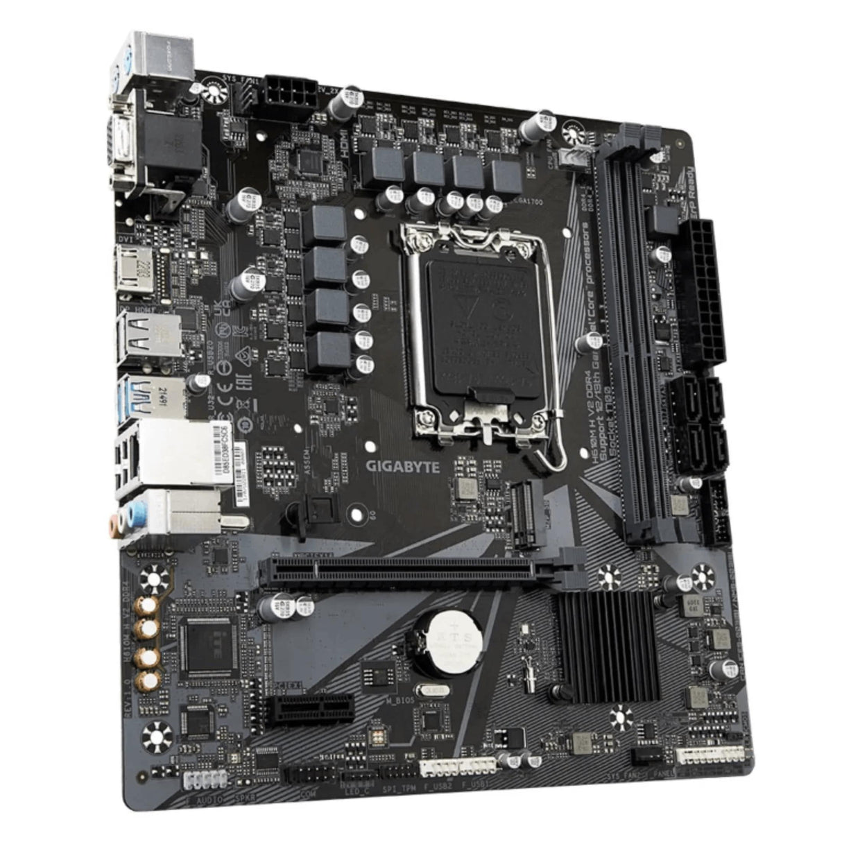 Gigabyte H610M H V2 DDR4 LGA 1700 Socket Micro-ATX Motherboard GA-H610M-H-V2-DDR4