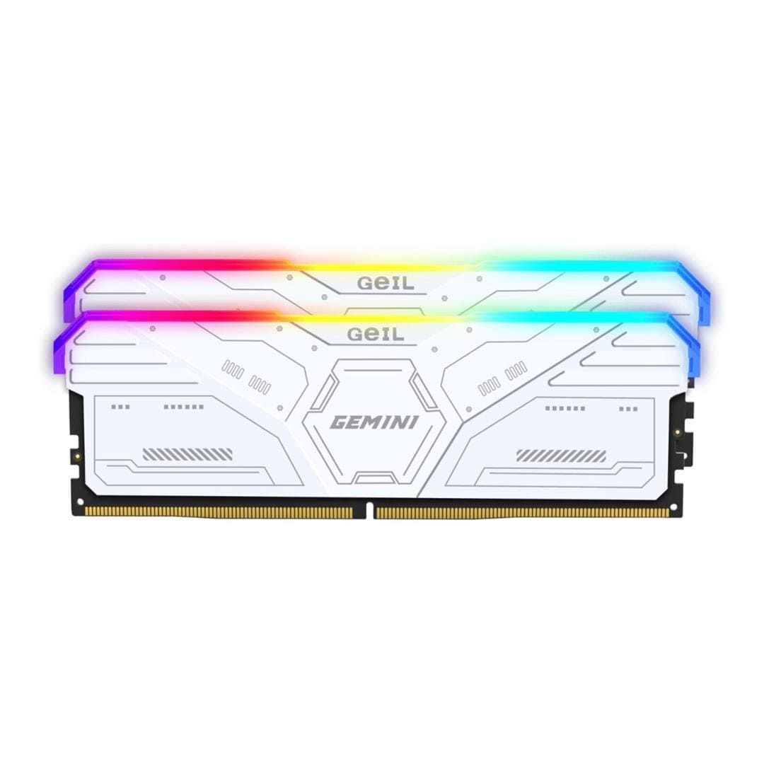 Geil Gemini RGB GAMSW532GB6000C38BDC Memory Module 32GB 2 x 16GB 6000MHz DDR5 - White
