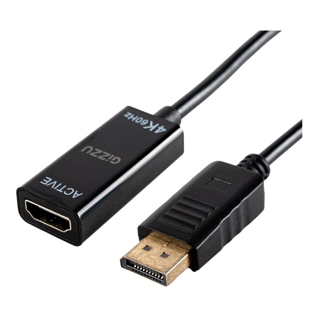 Gizzu 4K60Hz DisplayPort to HDMI Active Adapter GAPDPHA