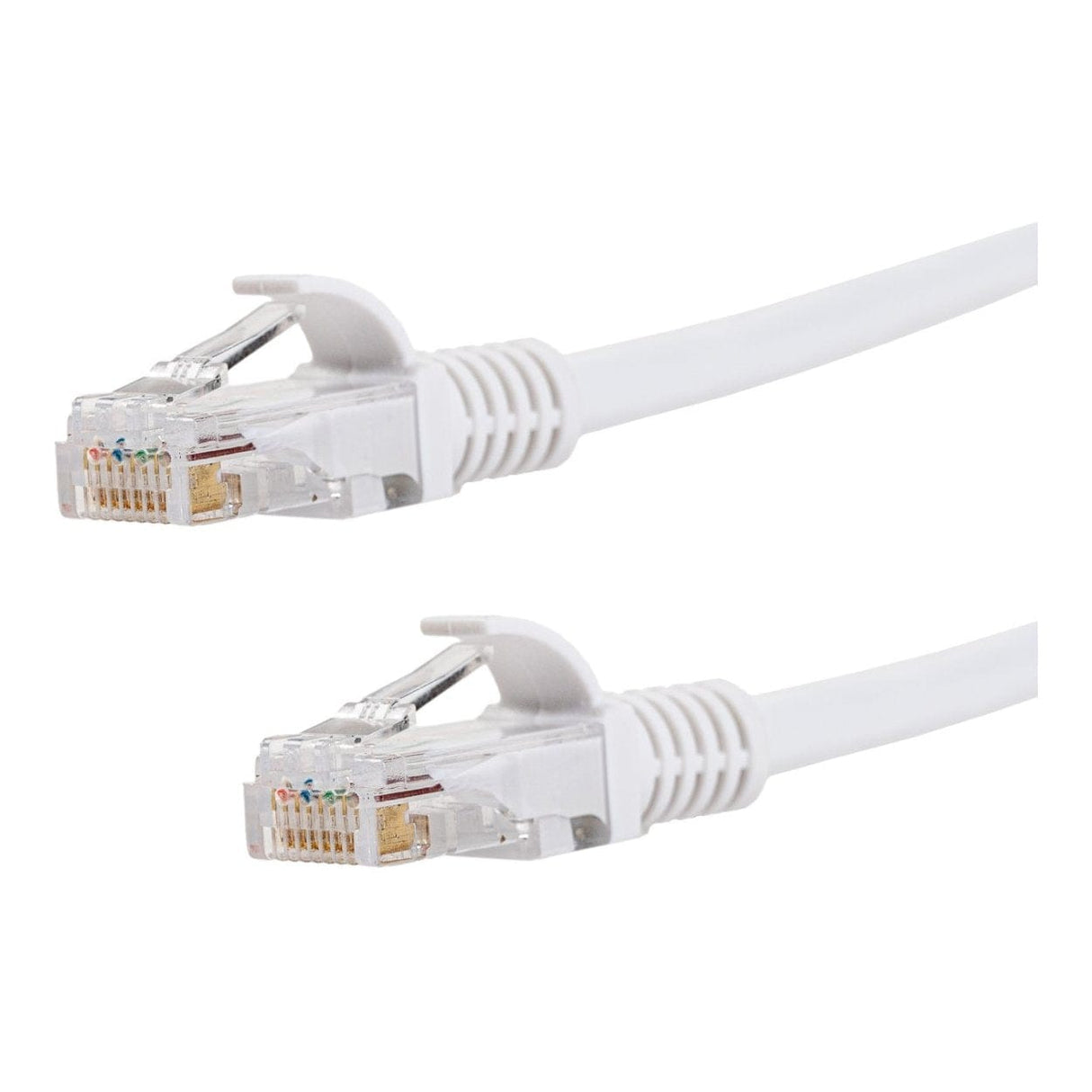 Gizzu CAT6 UTP Fly Lead RJ45 Ethernet Network Cable 3m White GCPCAT6030-WH