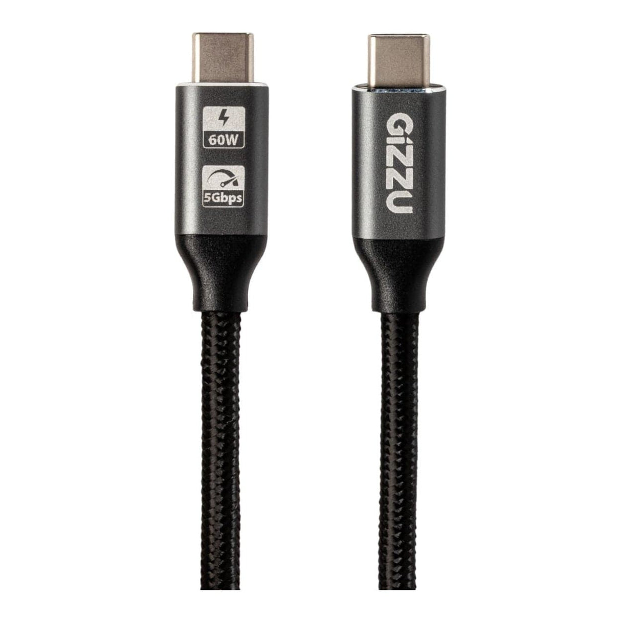 Gizzu 1m 60W 5Gbps Type-C Charging Cable GCPCC0605G-01