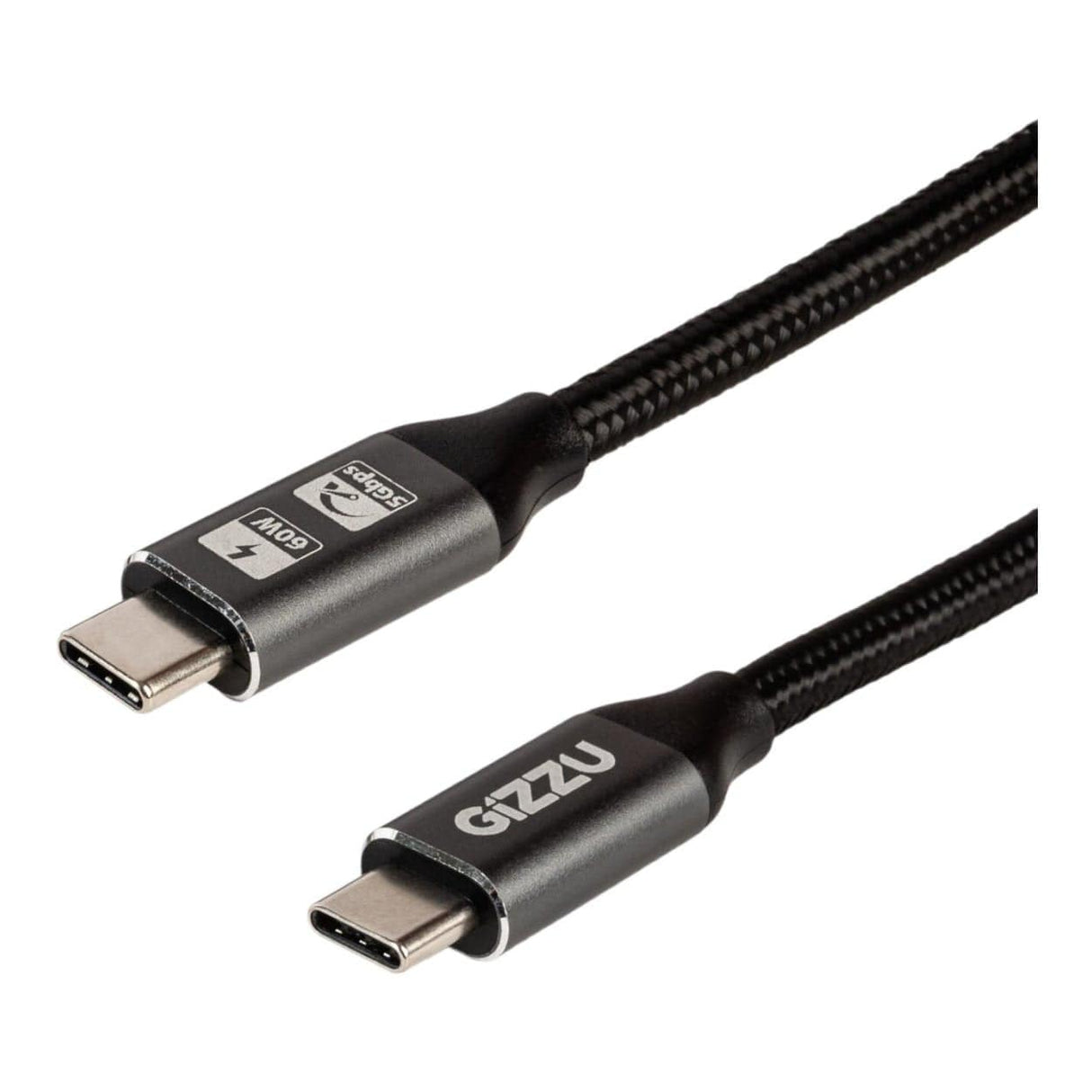 Gizzu 1m 60W 5Gbps Type-C Charging Cable GCPCC0605G-01