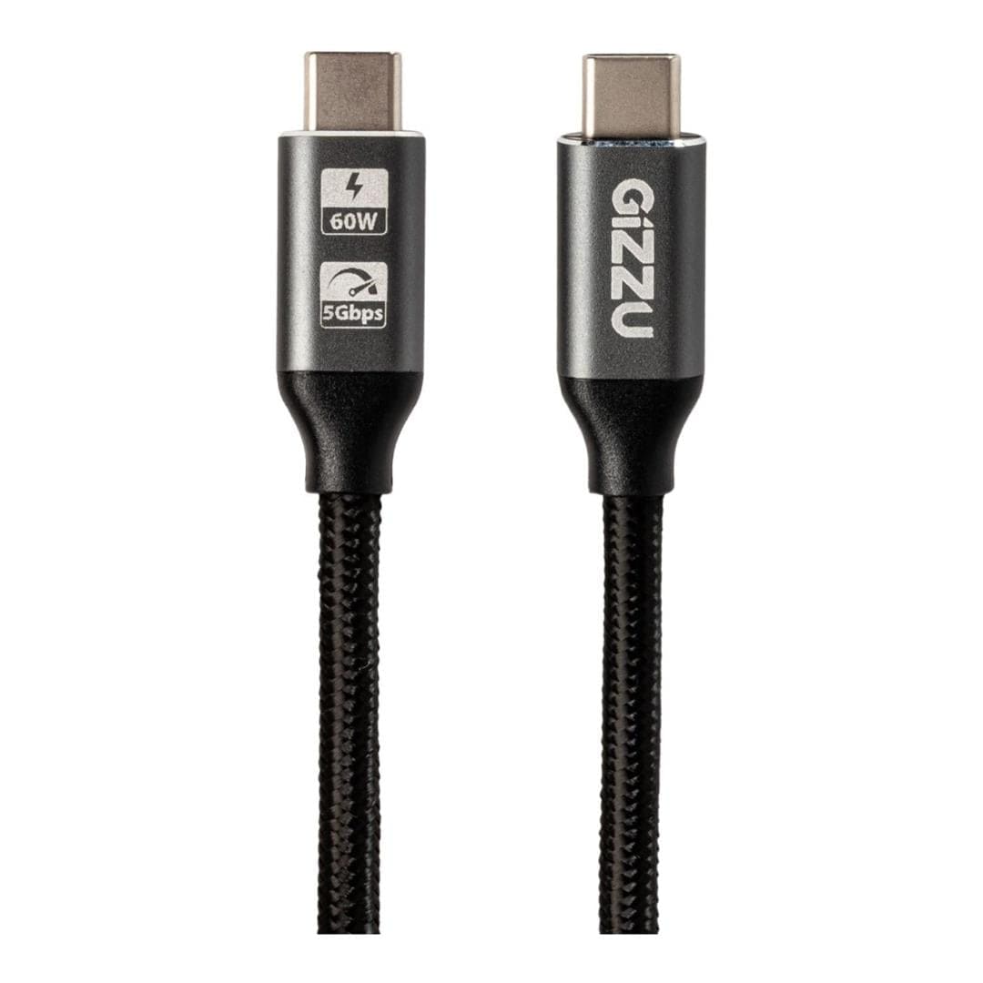 Gizzu 2m 60W 5Gbps Type-C Charging Cable GCPCC0605G-02
