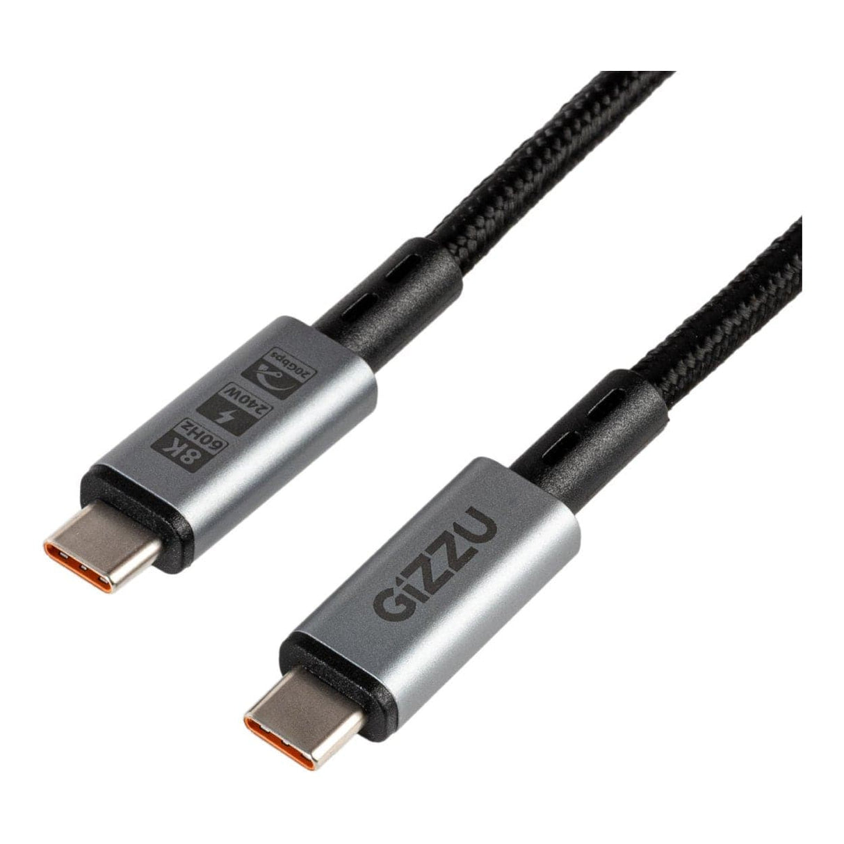 Gizzu 1m 240W 20Gbps Type-C Charging Cable GCPCC24020G-01