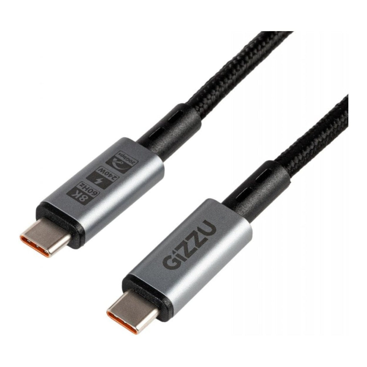 Gizzu 2m 240W 20Gbps Type-C Charging Cable GCPCC24020G-02