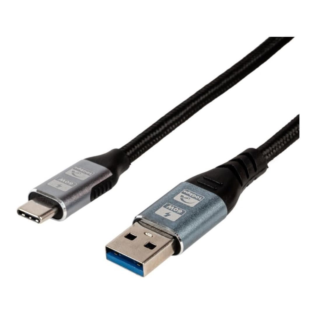 Gizzu 1m 60W 10Gbps USB to Type-C Charging Cable GCPU3C06010G-01