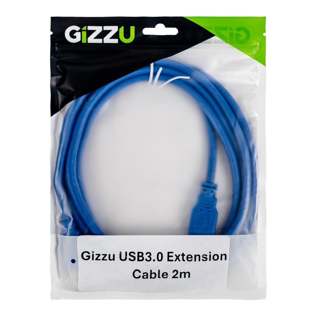 Gizzu USB 3.0 Male to Female Extension Cable 2m GCPU3UE2