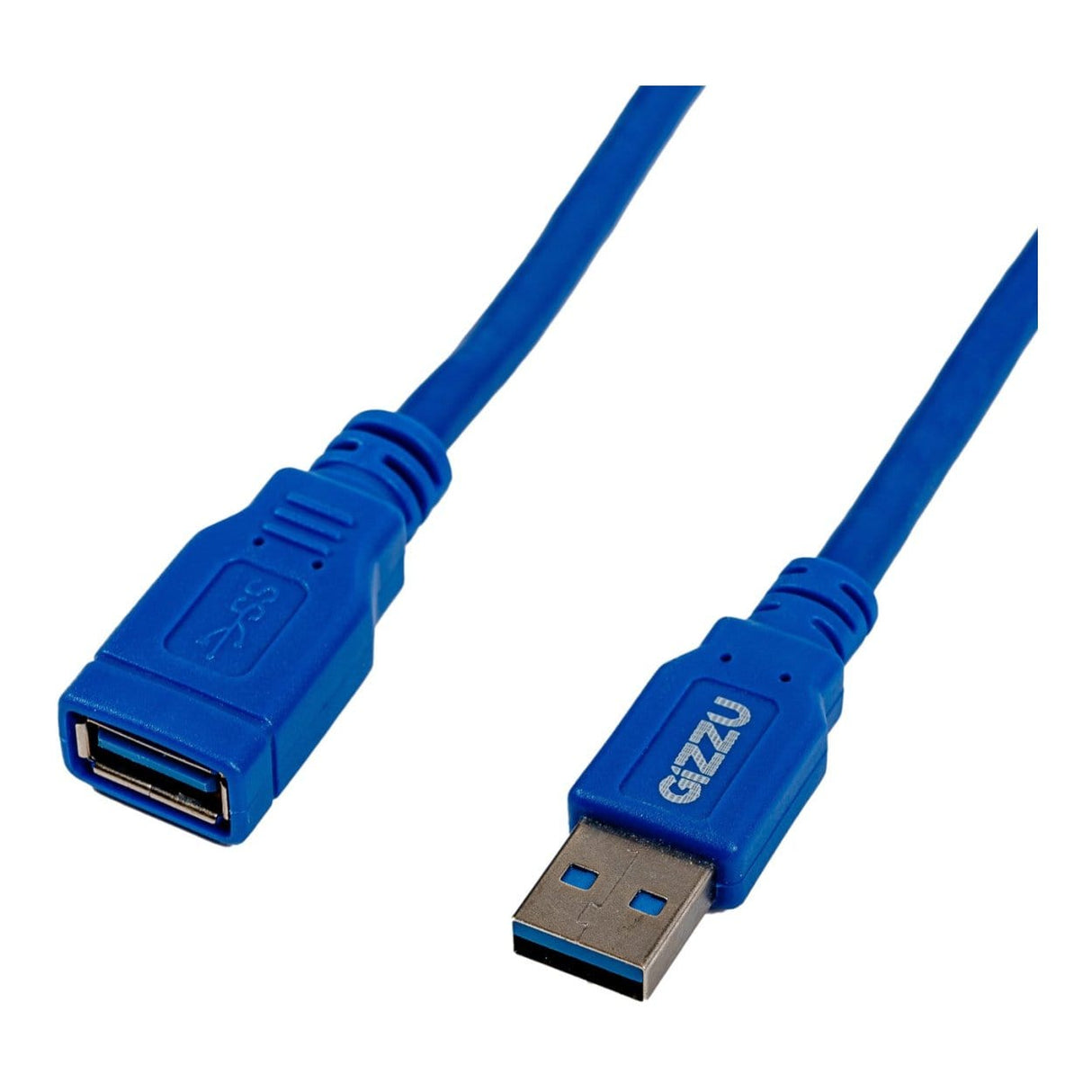 Gizzu USB 3.0 Male to Female Extension Cable 5m Blue GCPU3UE5