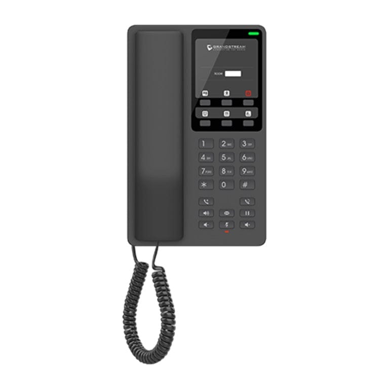 Grandstream GHP621 2-Line Compact Hotel IP Phone Black