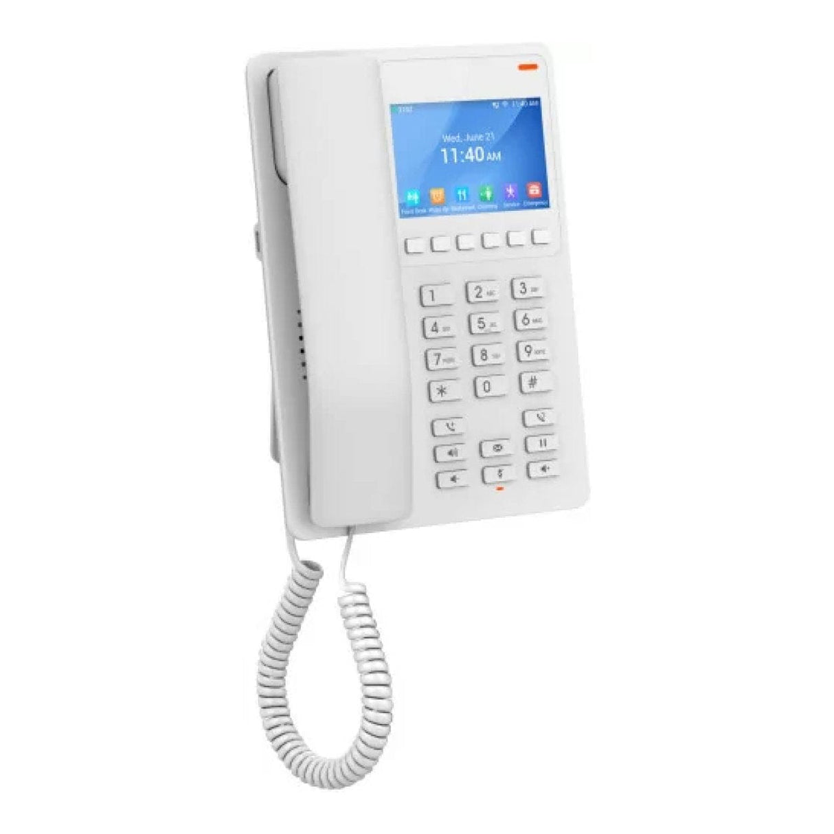 Grandstream GHP630W 2-Line Colour LCD Wi-Fi 6 Hotel Phone White