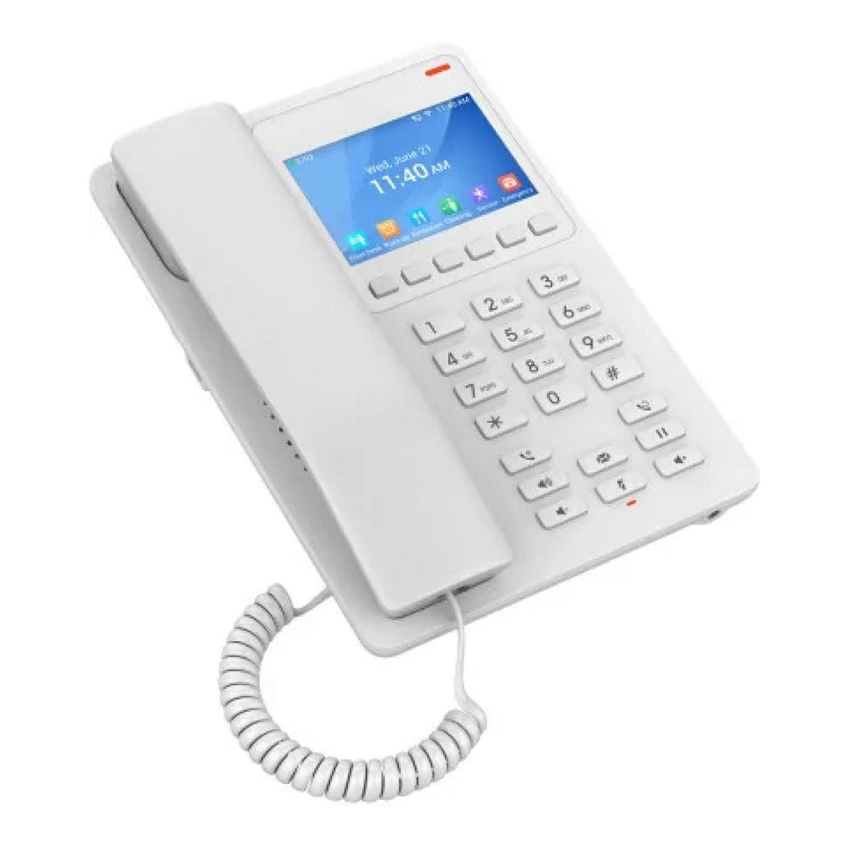 Grandstream GHP630W 2-Line Colour LCD Wi-Fi 6 Hotel Phone White